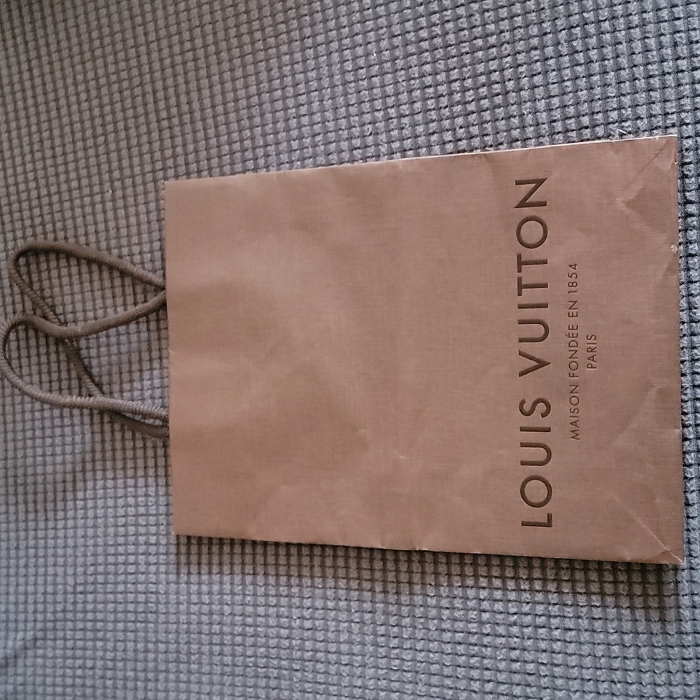 Louis vuitton shopping paper bag updated